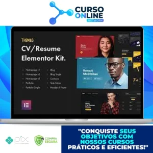 CVPortfolio Elementor Template Kit - Thomas