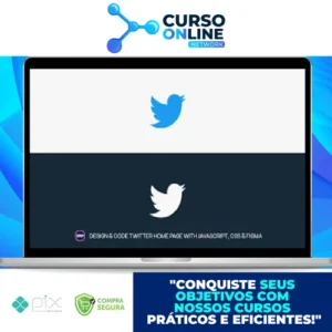 Design and Code Twitter Home Page with JavaScript, CSS & Figma - Hossein Boroji [INGLÊS]